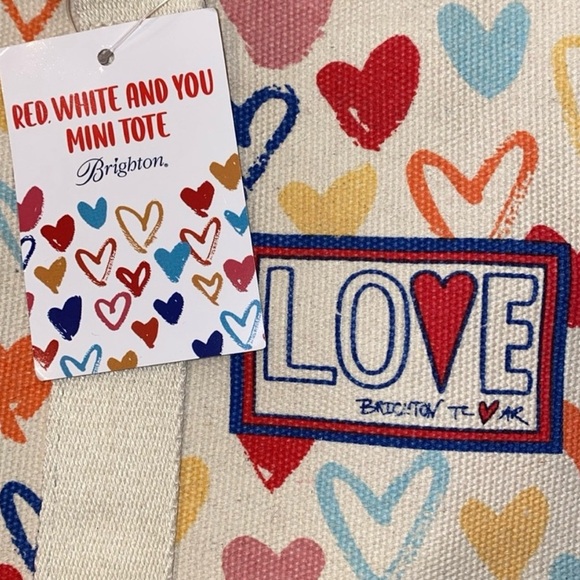 BRIGHTON “Red White And You” Tote NWT - Picture 8 of 10
